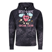 Cloud Black self love social club Vintage Hoodie - MaliasSmallBusiness