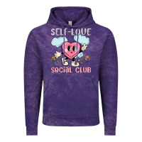 Cloud Purple self love social club Vintage Hoodie - MaliasSmallBusiness