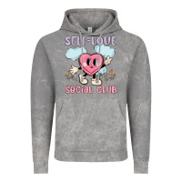 Cloud Rock self love social club Vintage Hoodie - MaliasSmallBusiness