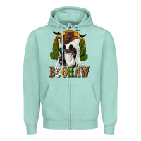 Seafoam Boohaw Western Zipper Hoodie - texasbilliewilder