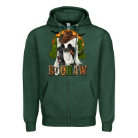 Sports Green Boohaw Western Zipper Hoodie - texasbilliewilder