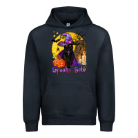 Navy spooky babe black witch cat Urban Hoodie - BundleAndBundleShop