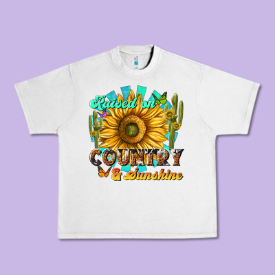 Raised On Country  Sunshine Urban Heavy Tee Designed By Nancycooperartshop