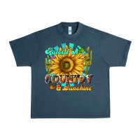 Midnight Navy raised on country  sunshine Urban Heavy Tee - NancyCooperArtShop