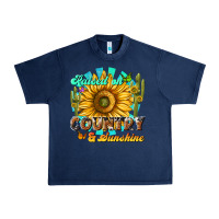 Navy raised on country  sunshine Urban Heavy Tee - NancyCooperArtShop