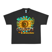 Pigment Black raised on country  sunshine Urban Heavy Tee - NancyCooperArtShop