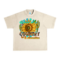 Sandshell raised on country  sunshine Urban Heavy Tee - NancyCooperArtShop