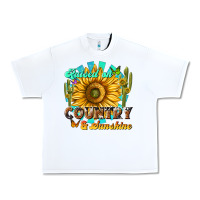White raised on country  sunshine Urban Heavy Tee - NancyCooperArtShop