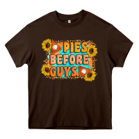 Chocolate Brown Pies Before Guys Heavy Core Tee - Artiststas