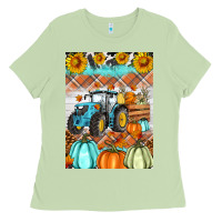 Matcha fall farm tractor air freshener Ladies Tee - Artiststas