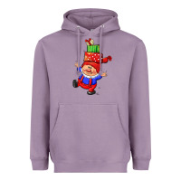 Lavender cute christmas gnome Heavyweight Hoodie - CowGirlArtShop