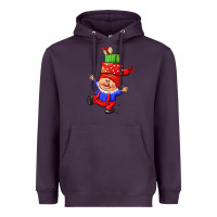 Plum cute christmas gnome Heavyweight Hoodie - CowGirlArtShop