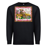 Black Easter Day with farm animals tumbler Premium Sweatshirt - HowdyJamesFarm