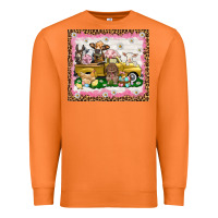 Carrot Easter Day with farm animals tumbler Premium Sweatshirt - HowdyJamesFarm