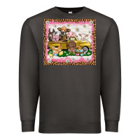 Smoke Easter Day with farm animals tumbler Premium Sweatshirt - HowdyJamesFarm