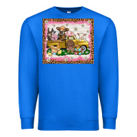 True Royal Easter Day with farm animals tumbler Premium Sweatshirt - HowdyJamesFarm