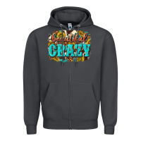 Smoke Western Beautiful Crazy Zipper Hoodie - texasbilliewilder