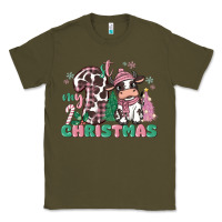 Army Green my first christmas cow Classic Tee - MaliasSmallBusiness