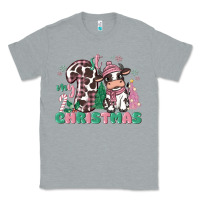 Heather Grey my first christmas cow Classic Tee - MaliasSmallBusiness