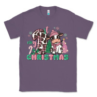 Lavender my first christmas cow Classic Tee - MaliasSmallBusiness