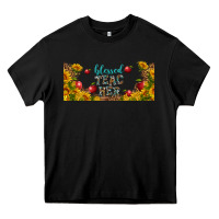 Black blessed teacher libbey glass Heavy Core Tee - BundleAndBundleShop