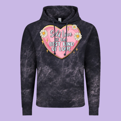 Self Love Is The Best Kind Of Love Malias Vintage Hoodie Designed By Maliassmallbusiness