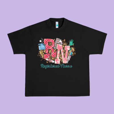 Rn Registered Nurse Western Urban Heavy Tee Designed By Nancycooperartshop