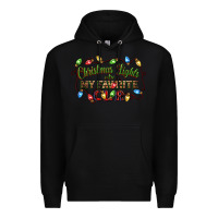 Black christmas lights are my favorite color Premium Hoodie - CowGirlArtShop