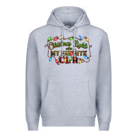 Heather Grey christmas lights are my favorite color Premium Hoodie - CowGirlArtShop