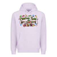Lilac christmas lights are my favorite color Premium Hoodie - CowGirlArtShop
