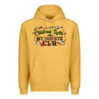 Mustard christmas lights are my favorite color Premium Hoodie - CowGirlArtShop