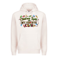 Pale Pink christmas lights are my favorite color Premium Hoodie - CowGirlArtShop