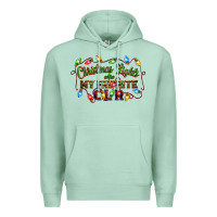 Seafoam christmas lights are my favorite color Premium Hoodie - CowGirlArtShop