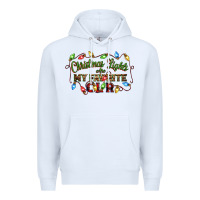 White christmas lights are my favorite color Premium Hoodie - CowGirlArtShop