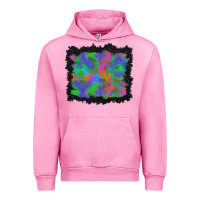 Fuchsia Pink halloween neon leopard background Urban Hoodie - BundleAndBundleShop