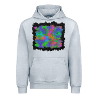 Heather Grey halloween neon leopard background Urban Hoodie - BundleAndBundleShop