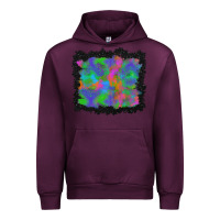 Mauve Wine halloween neon leopard background Urban Hoodie - BundleAndBundleShop