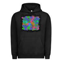 Pigment Black halloween neon leopard background Urban Hoodie - BundleAndBundleShop
