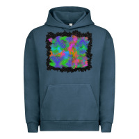 Pigment Midnight Navy halloween neon leopard background Urban Hoodie - BundleAndBundleShop