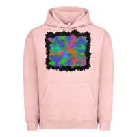 Pigment Salmon halloween neon leopard background Urban Hoodie - BundleAndBundleShop