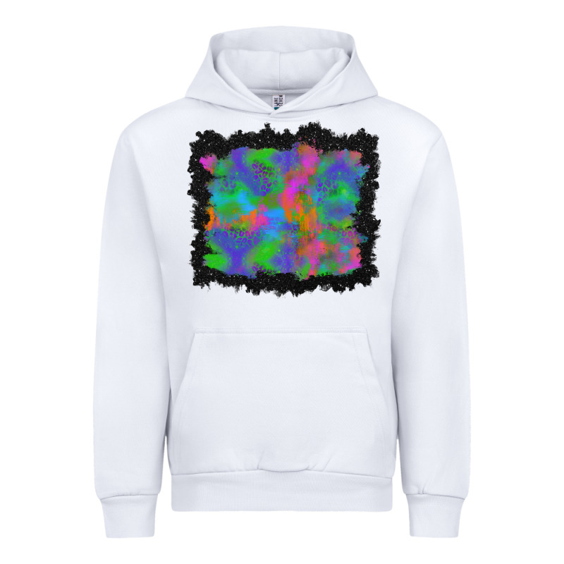 Halloween Neon Leopard Background Urban Hoodie by BundleAndBundleShop | Teevron
