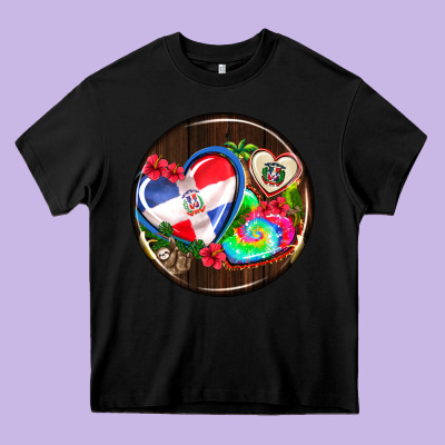 Dominican Republic Coasters Heavy Core Tee Designed By Adodesignshop