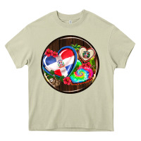Mossy dominican republic coasters Heavy Core Tee - AdoDesignShop
