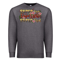 Charcoal Heather Super mom super wife super tired Premium Sweatshirt - CowGirlArtShop