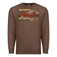 Chestnut Super mom super wife super tired Premium Sweatshirt - CowGirlArtShop