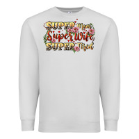 Dove Grey Super mom super wife super tired Premium Sweatshirt - CowGirlArtShop