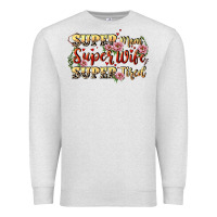 Oatmeal Heather Super mom super wife super tired Premium Sweatshirt - CowGirlArtShop