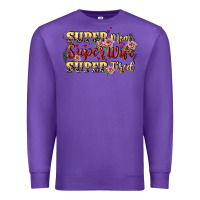 Purple Super mom super wife super tired Premium Sweatshirt - CowGirlArtShop