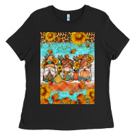 Black Fall gnomes Ladies Tee - Artiststas