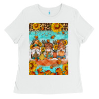 White Fall gnomes Ladies Tee - Artiststas